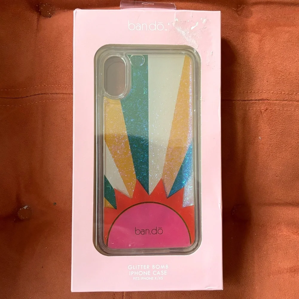 ban.do Glitter Bomb iPhone X/XS Phone Case, Sunburst
